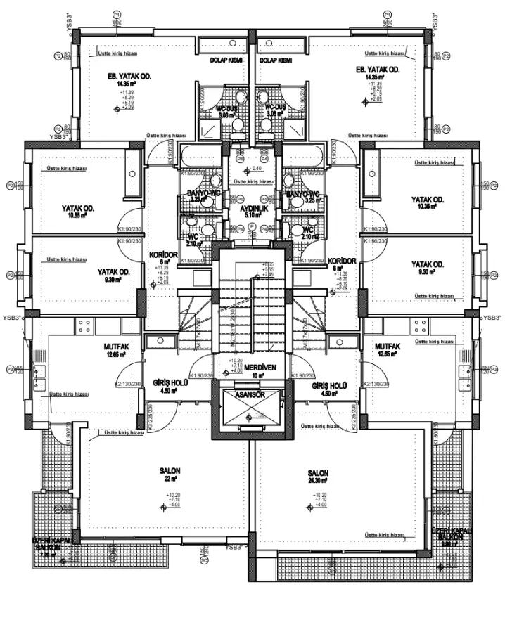 Квартира 104м² в Кипре, Фамагуста. Стоимостью 174000€ аренда фото-21
