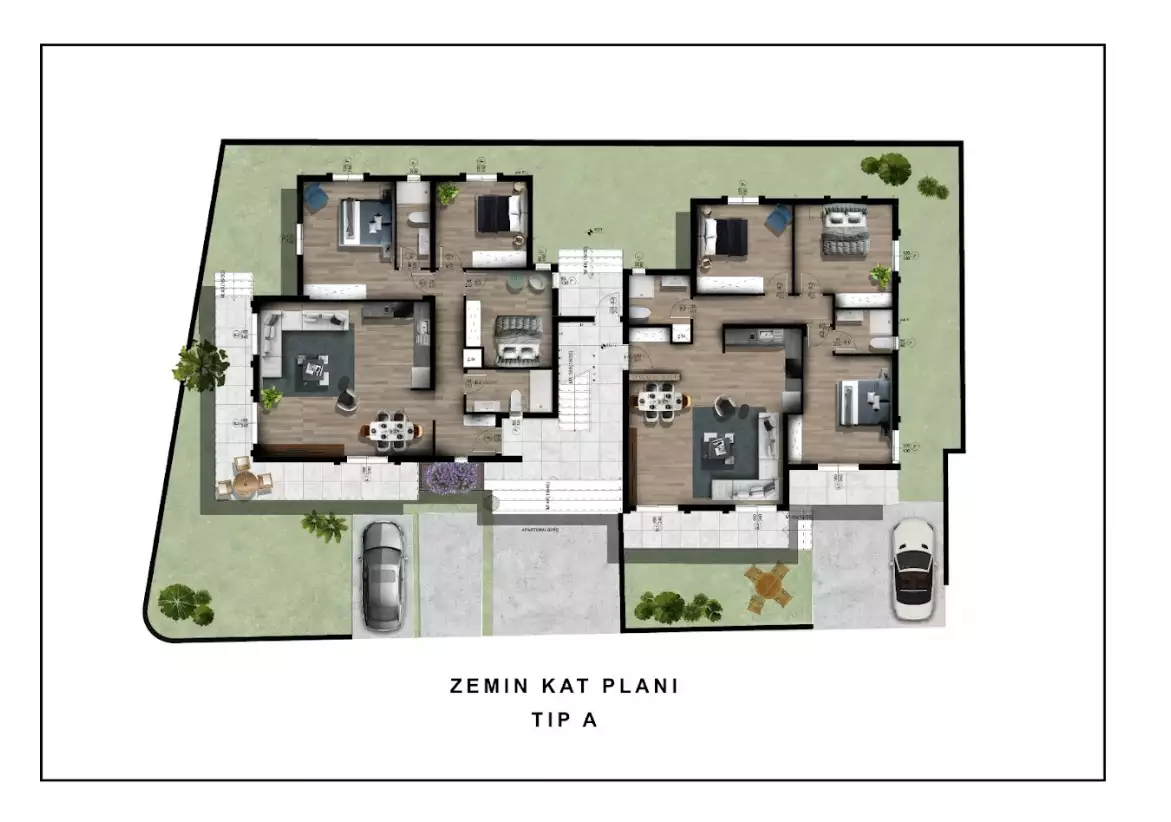 Вилла 192м² в Кипре, Чаталкой. Стоимостью 245000€ аренда фото-24