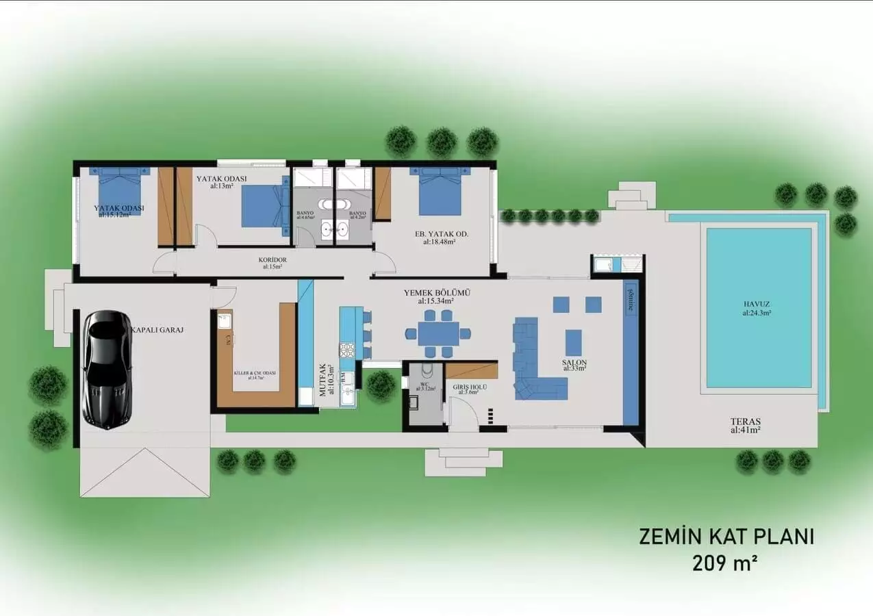 Вилла 547м² в Кипре, Фамагуста. Стоимостью 331500€ аренда фото-21