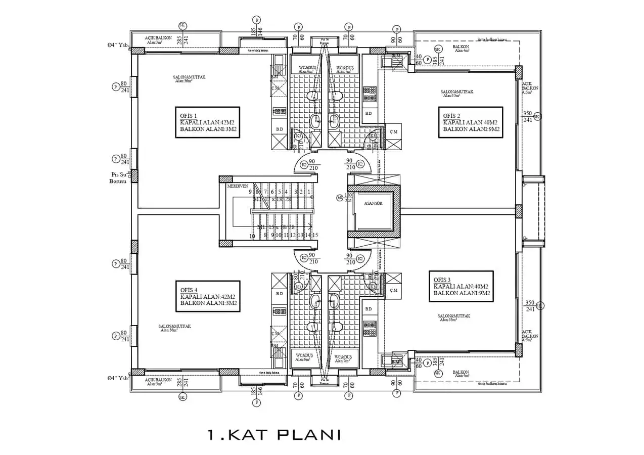 Квартира 42м² в Кипре, Кирения. Стоимостью 107400€ аренда фото-28