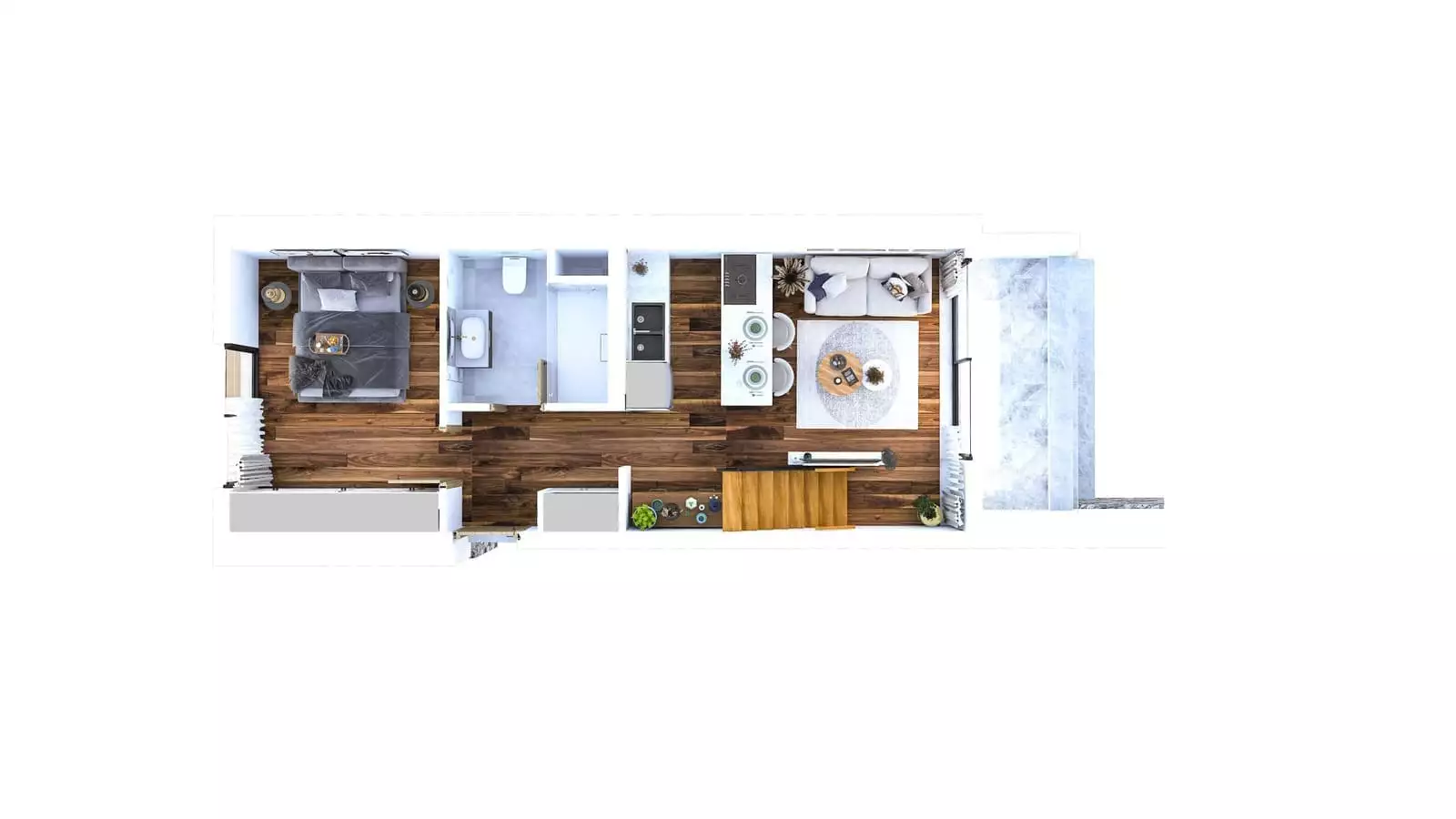 Квартира 81м² в Кипре, Бахчели. Стоимостью 293000€ аренда фото-19