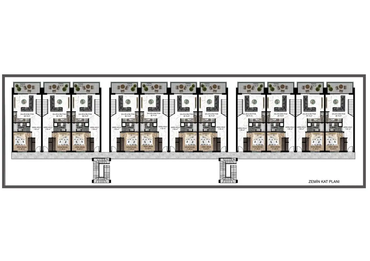 Квартира 79м² в Кипре, Эсентепе. Стоимостью 208000€ аренда фото-23