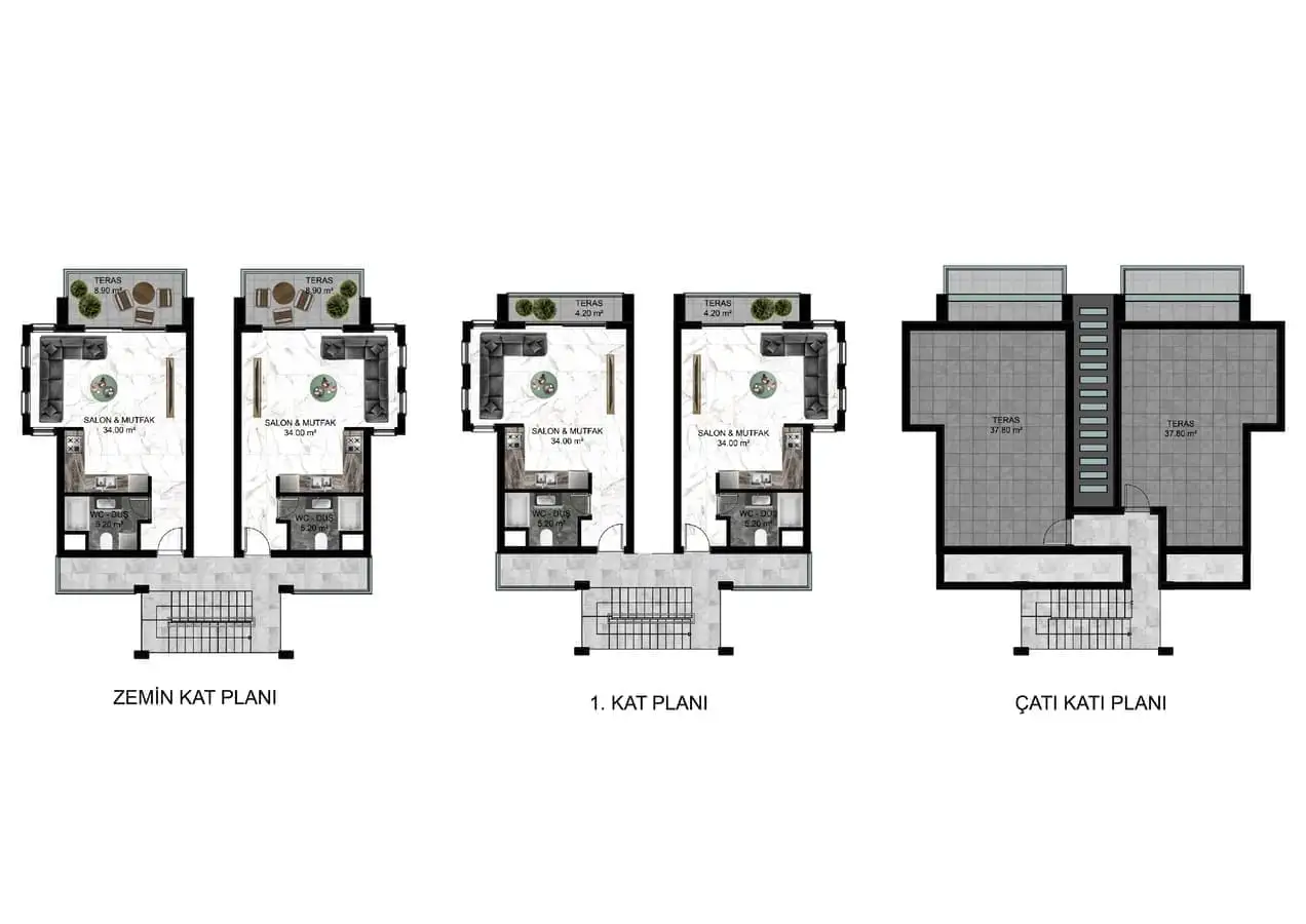 Квартира 79м² в Кипре, Эсентепе. Стоимостью 208000€ аренда фото-26