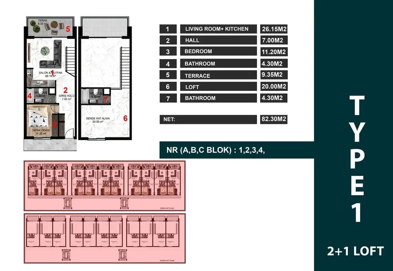 Квартира 79м² в Кипре, Эсентепе. Стоимостью 208000€ аренда фото-28