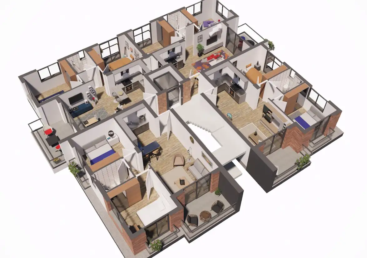 Квартира 57м² в Кипре, Фамагуста. Стоимостью 95000€ аренда фото-4