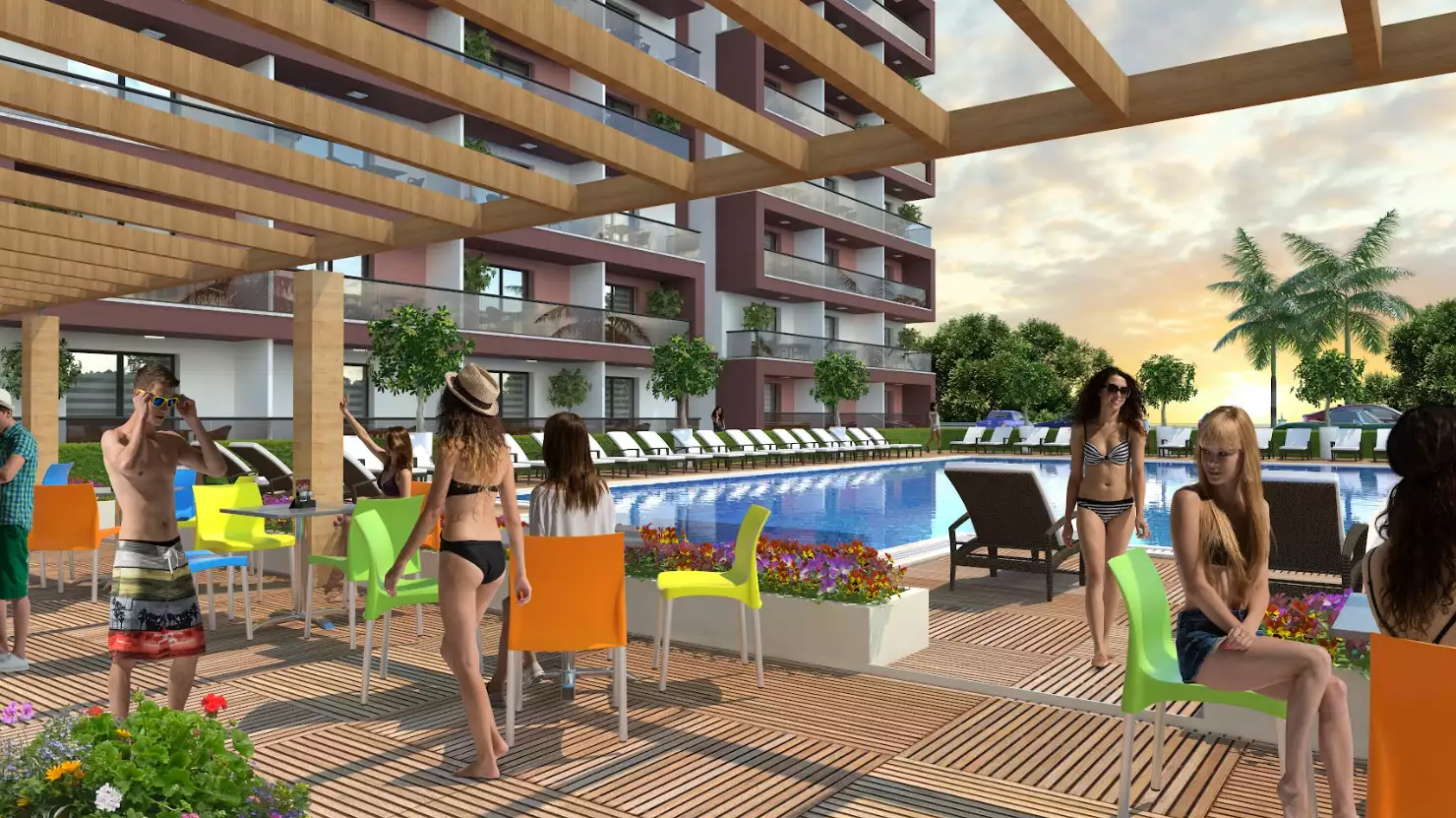 Квартира 32м² в Кипре, Искеле. Стоимостью 95000€ аренда фото-7