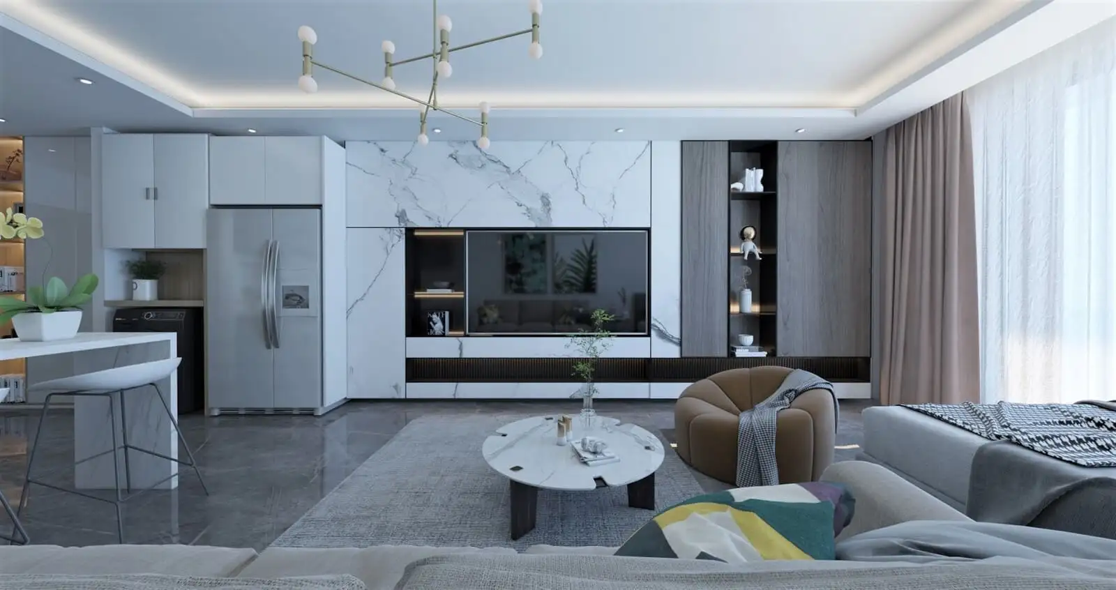 Квартира 93м² в Кипре, Искеле. Стоимостью 188700€ аренда фото-23