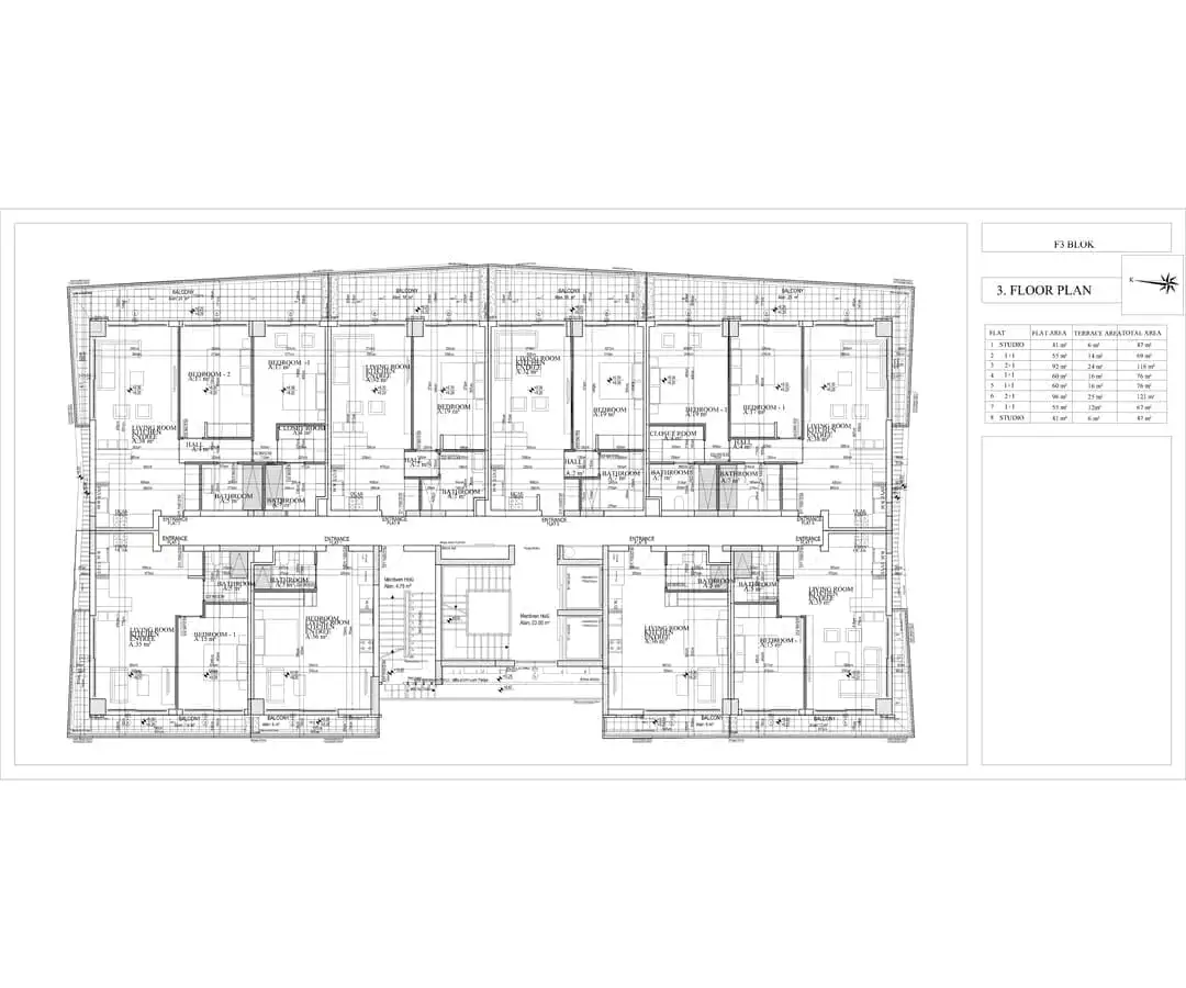 Квартира 94м² в Кипре, Искеле. Стоимостью 510000€ аренда фото-21
