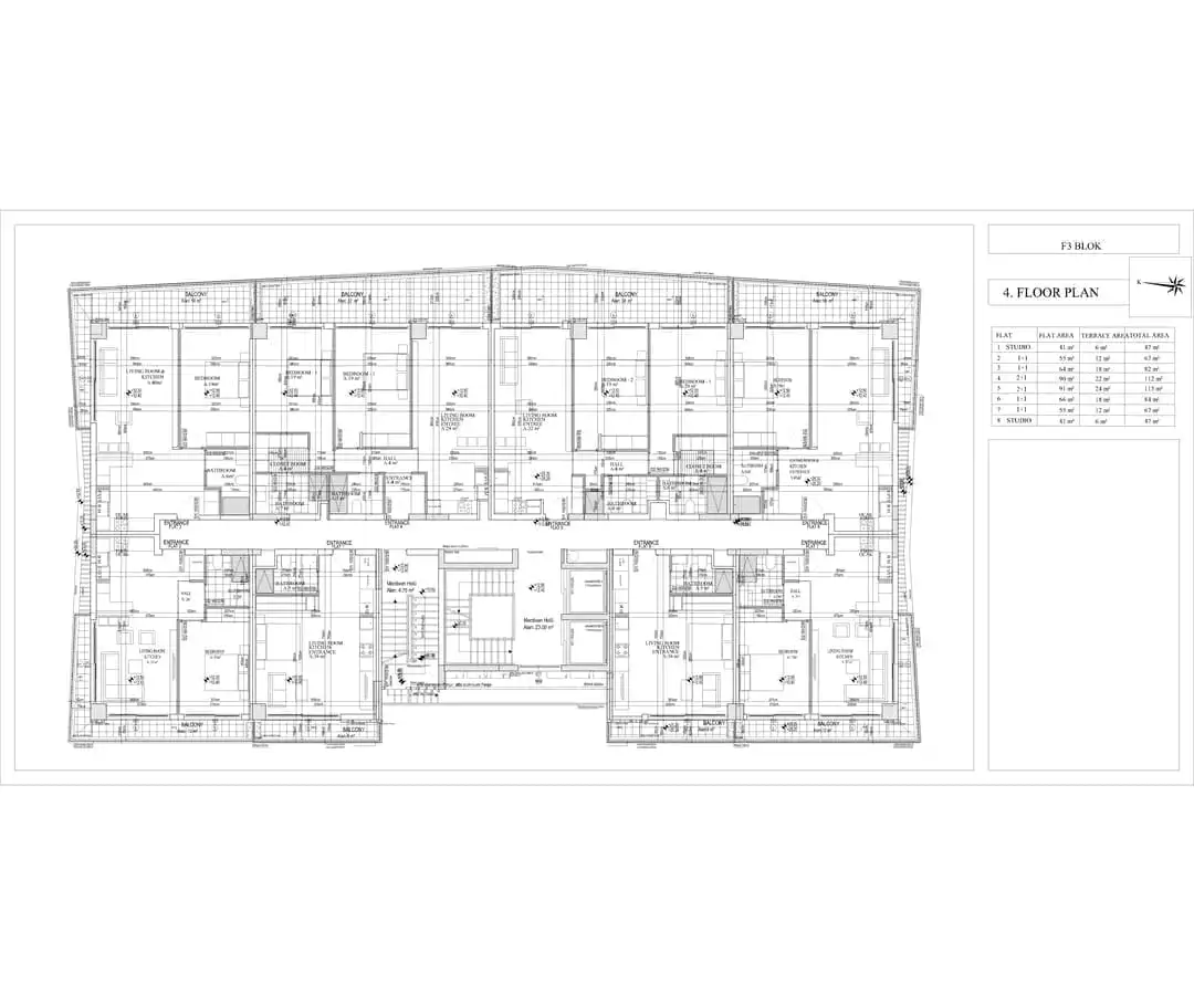 Квартира 94м² в Кипре, Искеле. Стоимостью 510000€ аренда фото-22