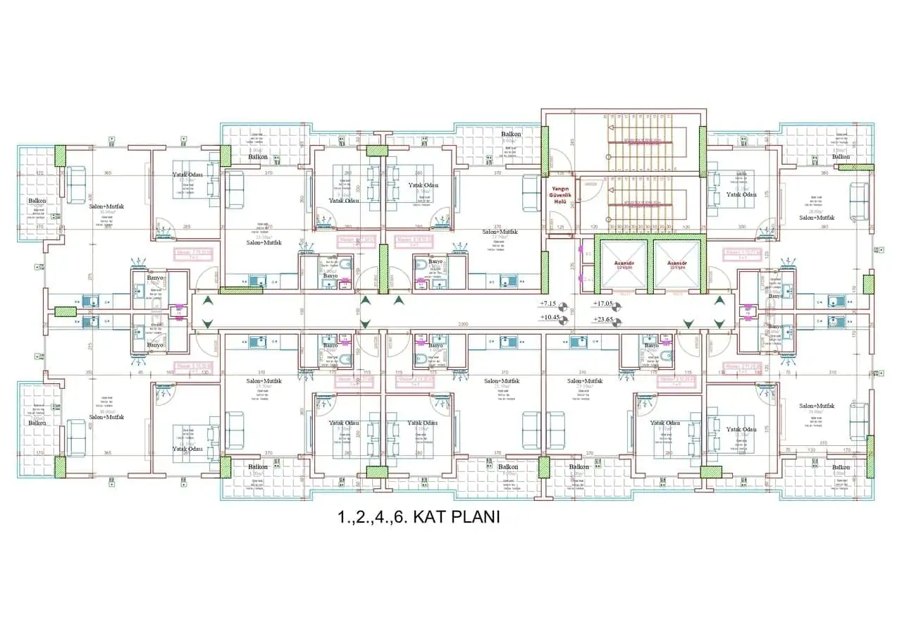Квартира 55м² в Турции, Махмутлар. Стоимостью 82500€ аренда фото-27