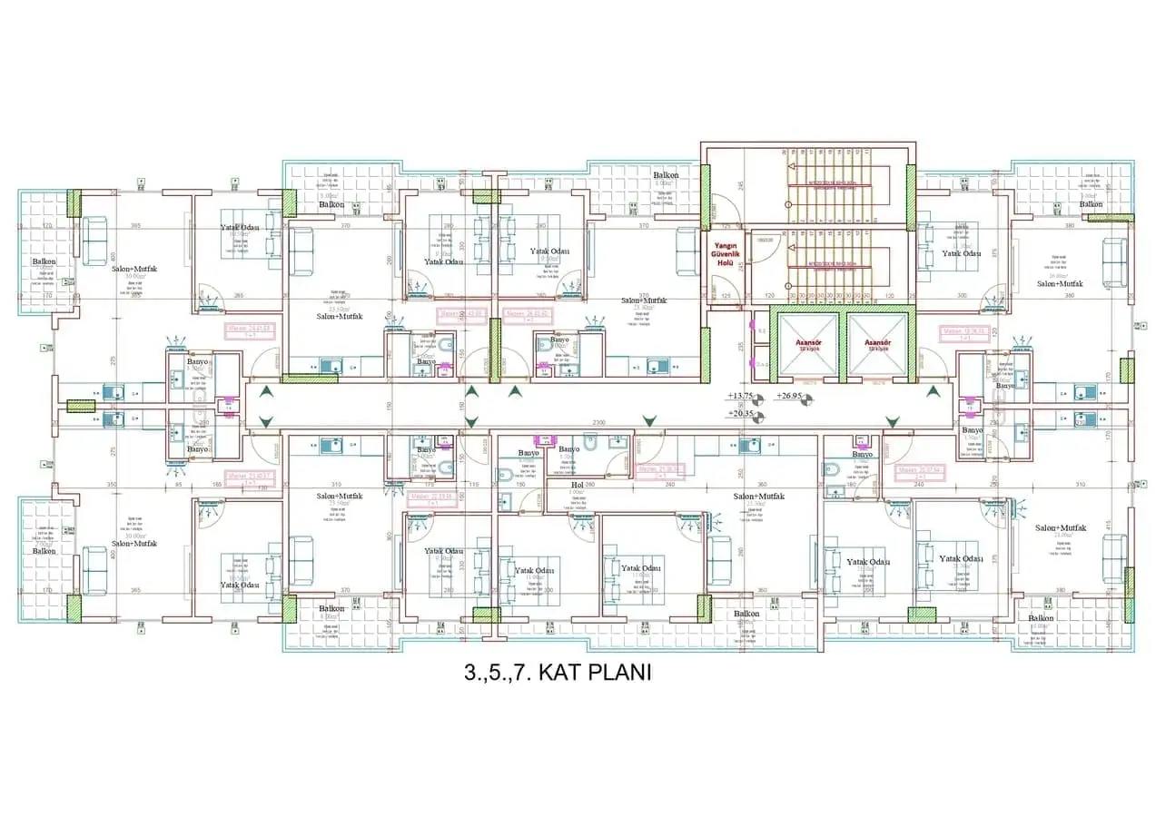 Квартира 55м² в Турции, Махмутлар. Стоимостью 82500€ аренда фото-28