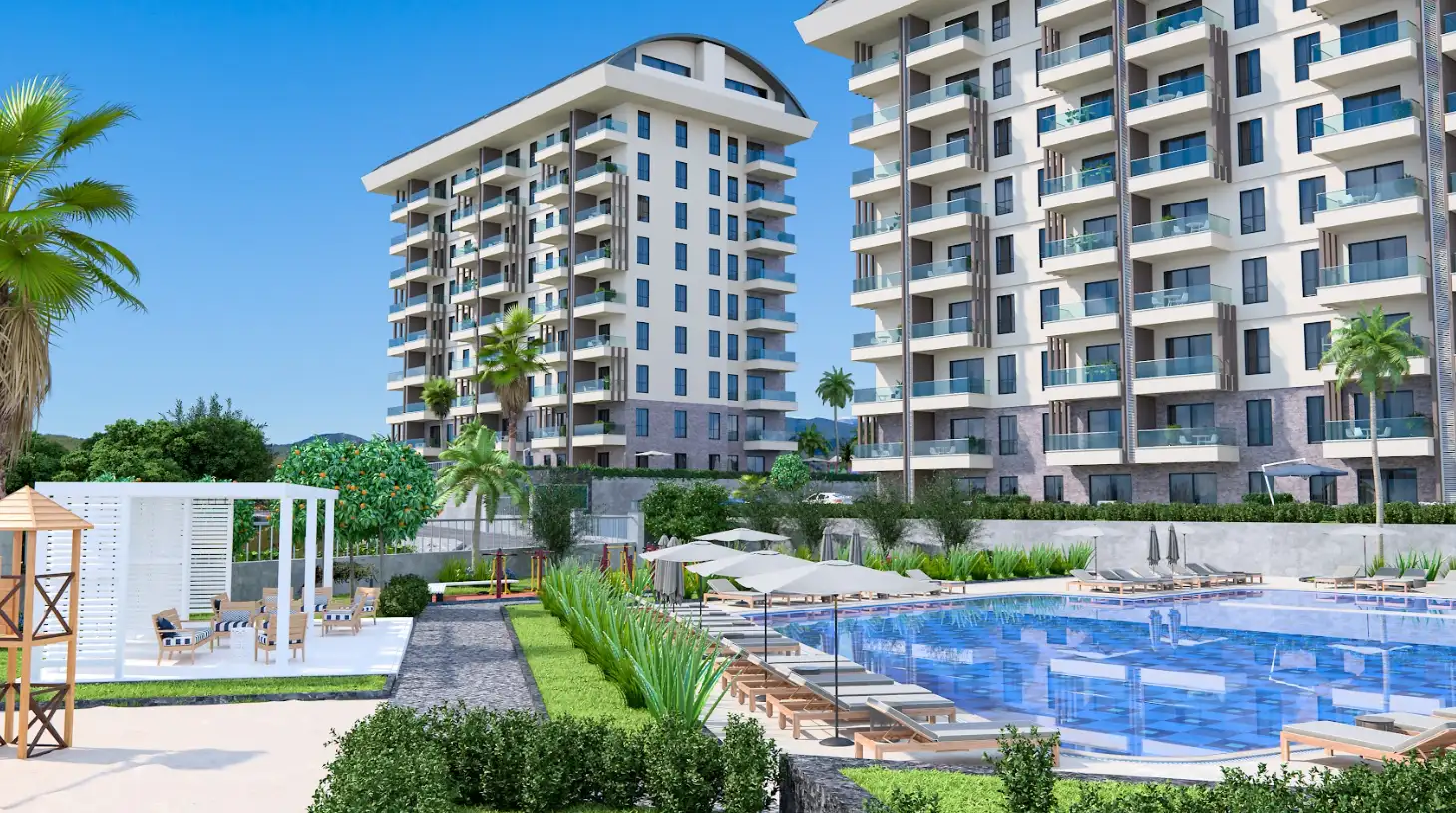 Квартира 48м² в Турции, Конаклы. Стоимостью 80000€ аренда фото-2