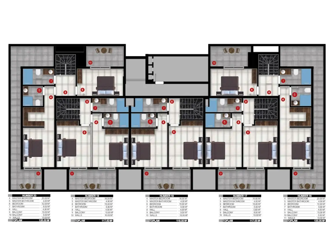 Квартира 57м² в Турции, Каргыджак. Стоимостью 98000€ аренда фото-20