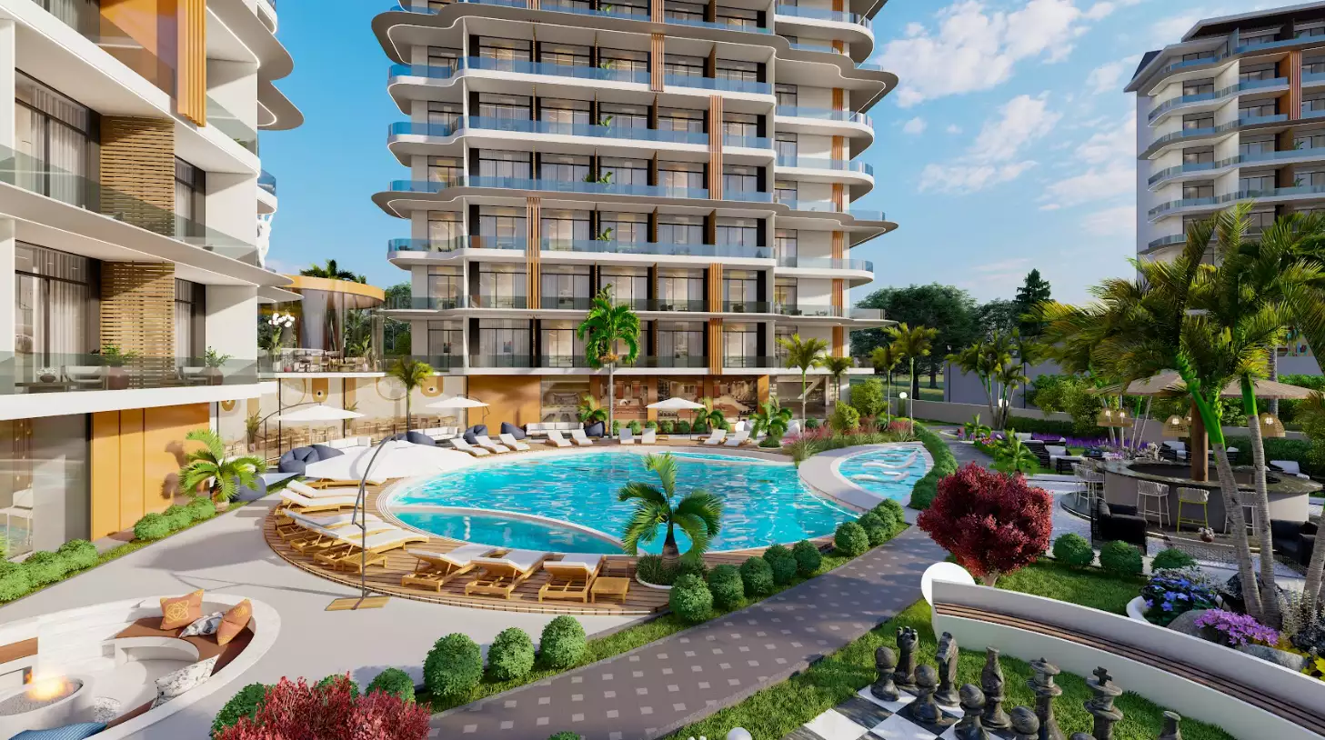 Квартира 35м² в Турции, Конаклы. Стоимостью 49500€ аренда фото-9