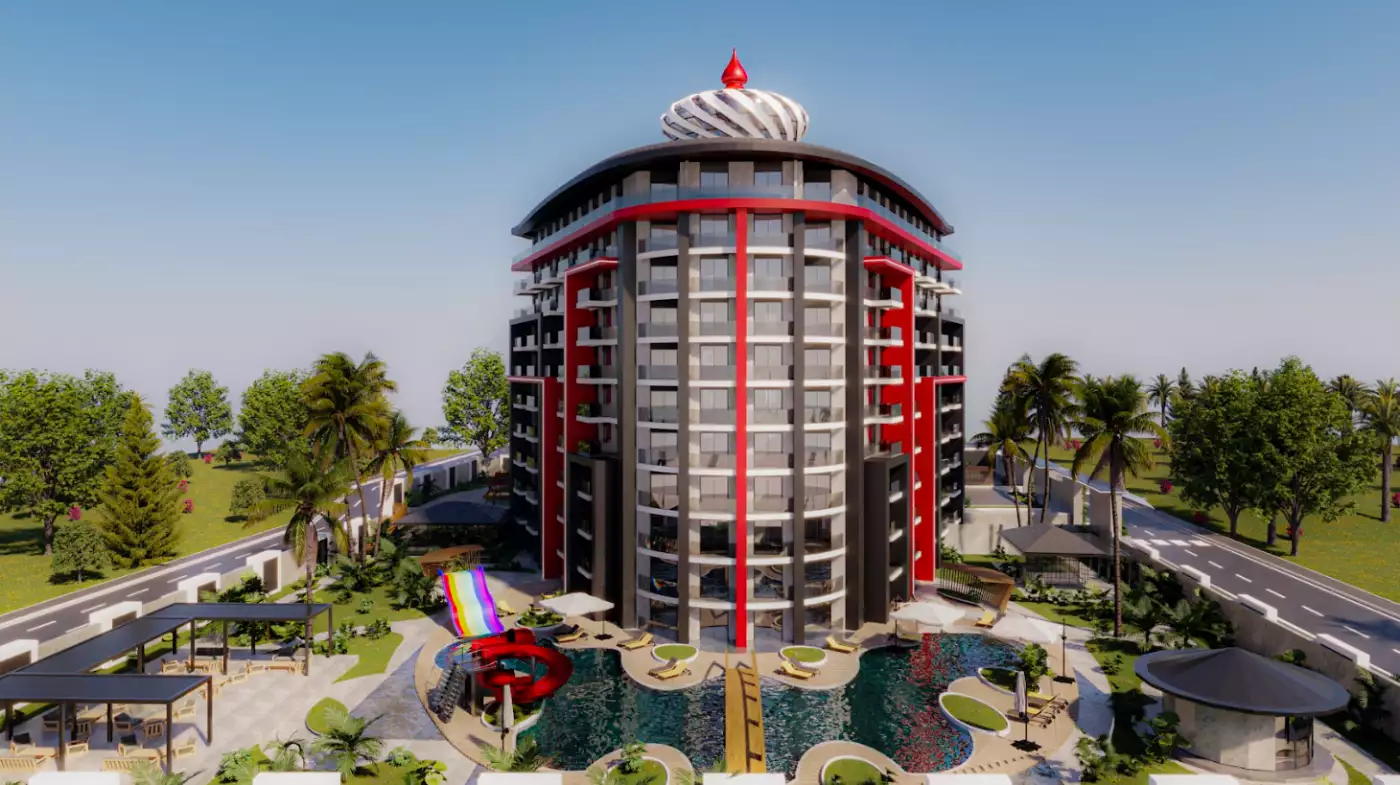 Квартира 60м² в Турции, Газипаша. Стоимостью 143000€ аренда фото-1