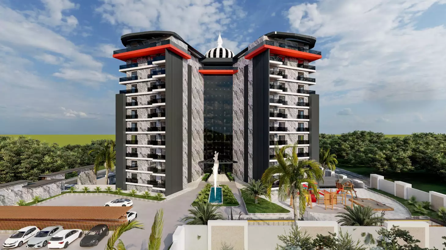 Квартира 60м² в Турции, Газипаша. Стоимостью 143000€ аренда фото-4