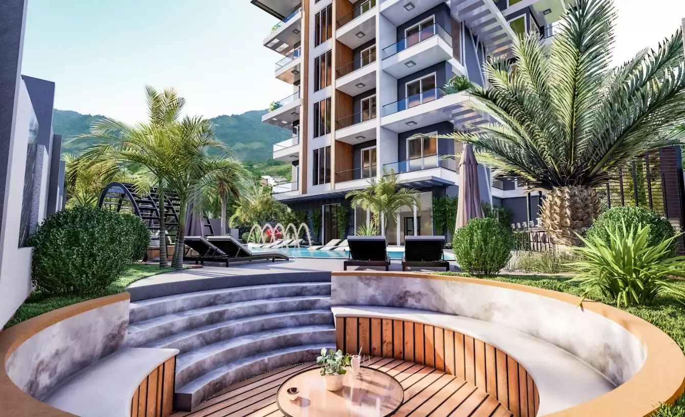 Квартира 49м² в Турции, Махмутлар. Стоимостью 94000€ аренда фото-3