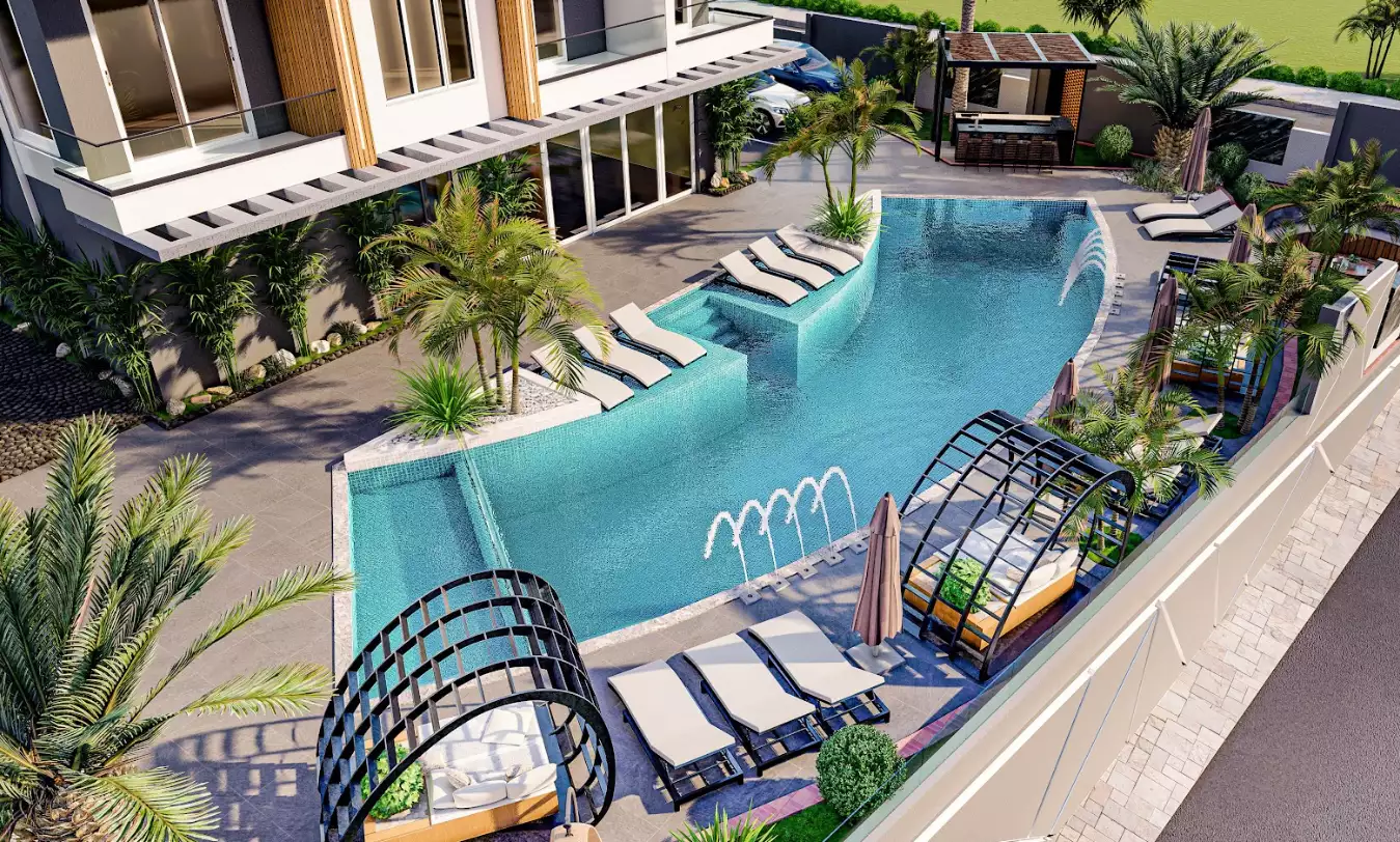 Квартира 49м² в Турции, Махмутлар. Стоимостью 94000€ аренда фото-4