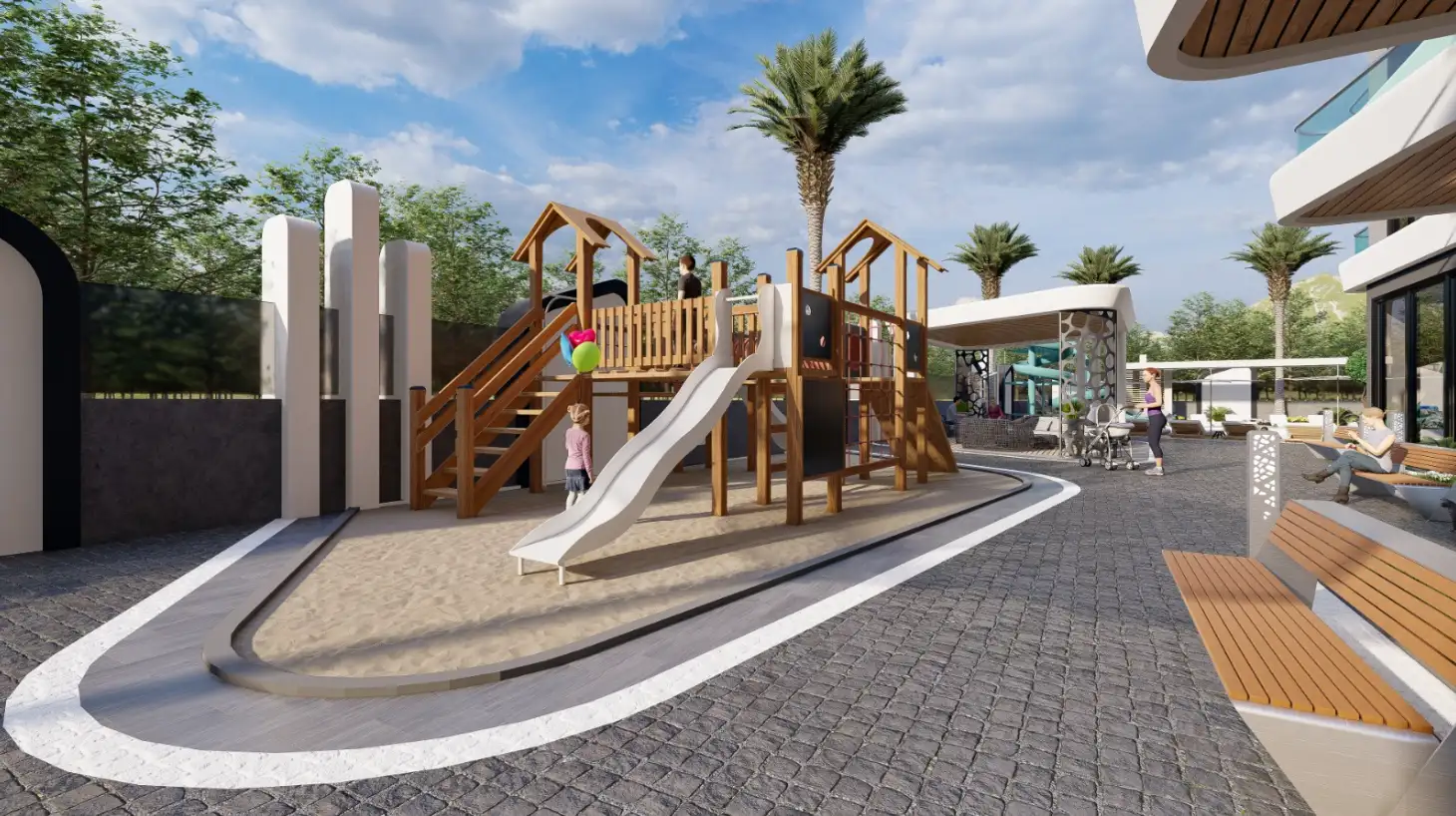 Квартира 49м² в Турции, Махмутлар. Стоимостью 143000€ аренда фото-4