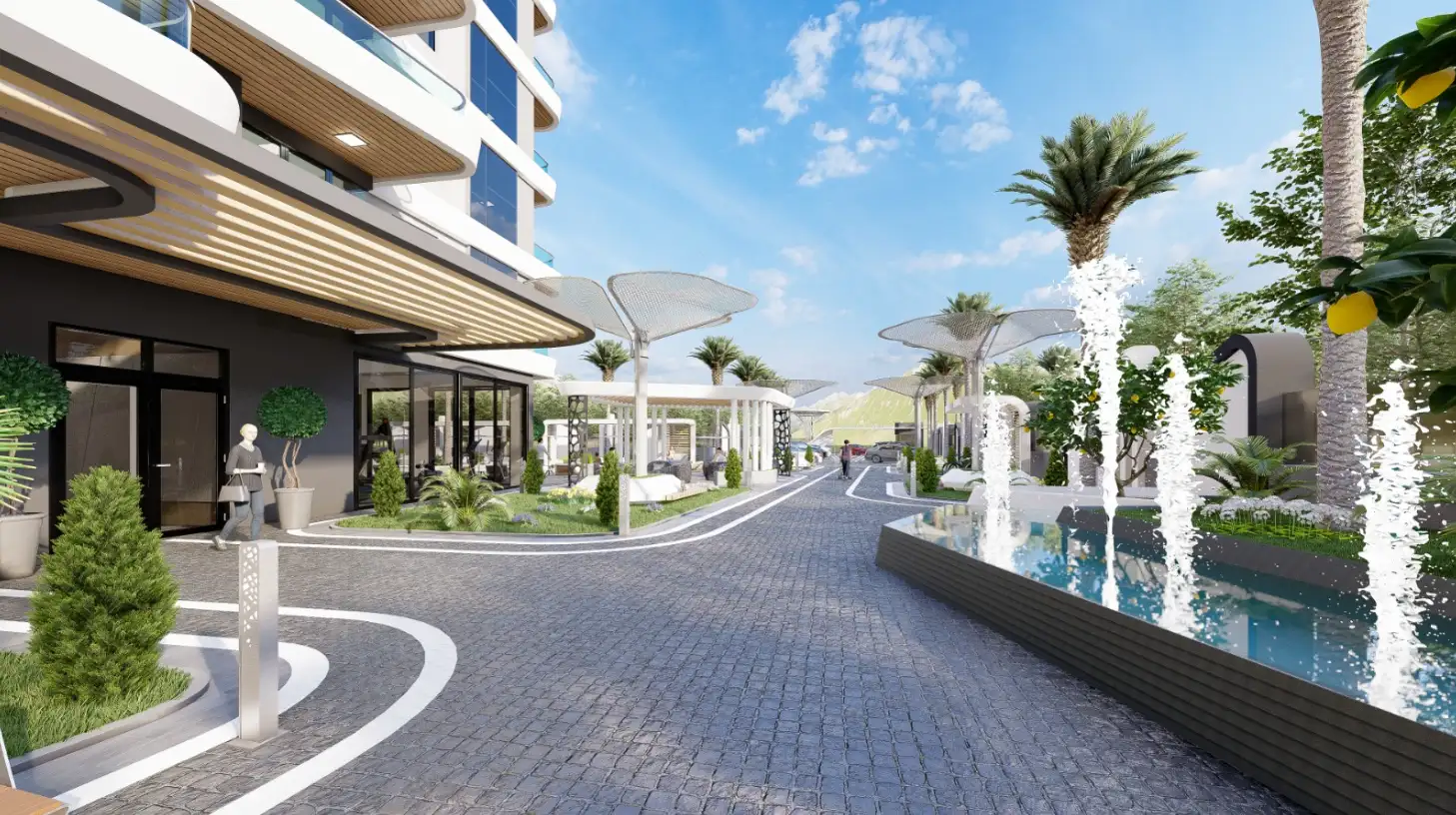 Квартира 49м² в Турции, Махмутлар. Стоимостью 143000€ аренда фото-5