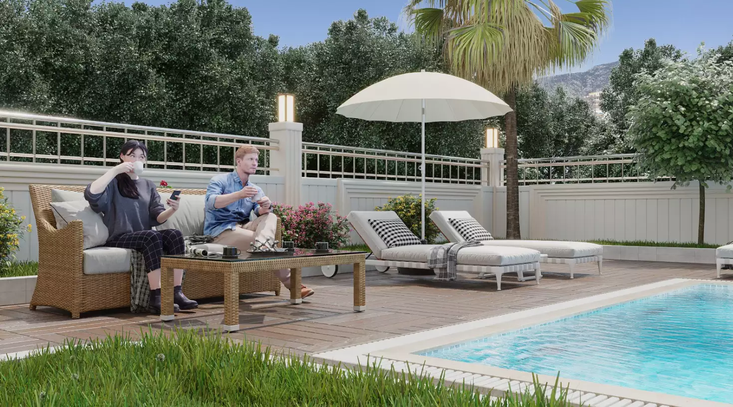 Квартира 56м² в Турции, Махмутлар. Стоимостью 115000€ аренда фото-6