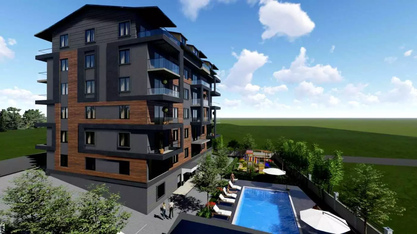 Квартира 51м² в Турции, Газипаша. Стоимостью 100000€ аренда фото-1