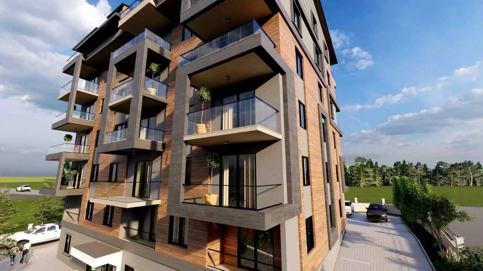 Квартира 51м² в Турции, Газипаша. Стоимостью 100000€ аренда фото-3