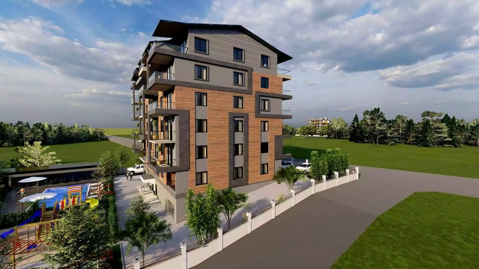 Квартира 51м² в Турции, Газипаша. Стоимостью 100000€ аренда фото-5