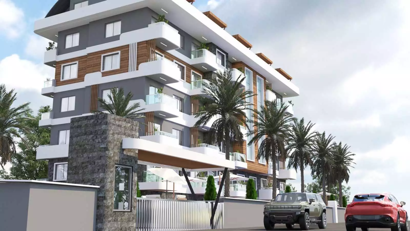 Квартира 50м² в Турции, Газипаша. Стоимостью 95000€ аренда фото-2