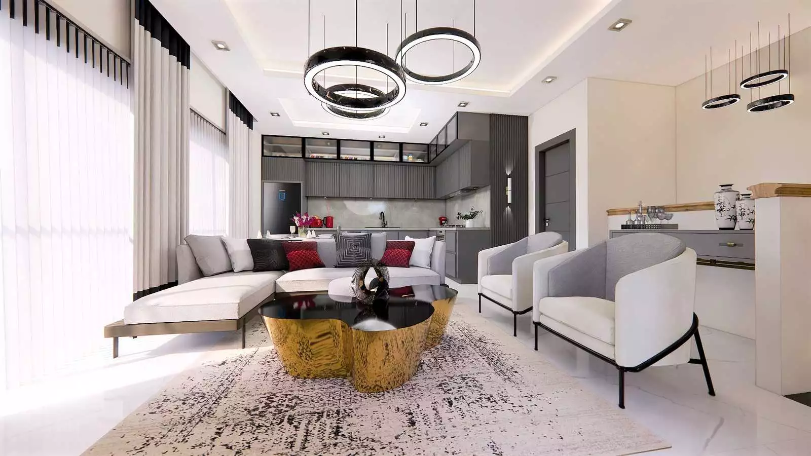 Квартира 50м² в Турции, Газипаша. Стоимостью 95000€ аренда фото-18