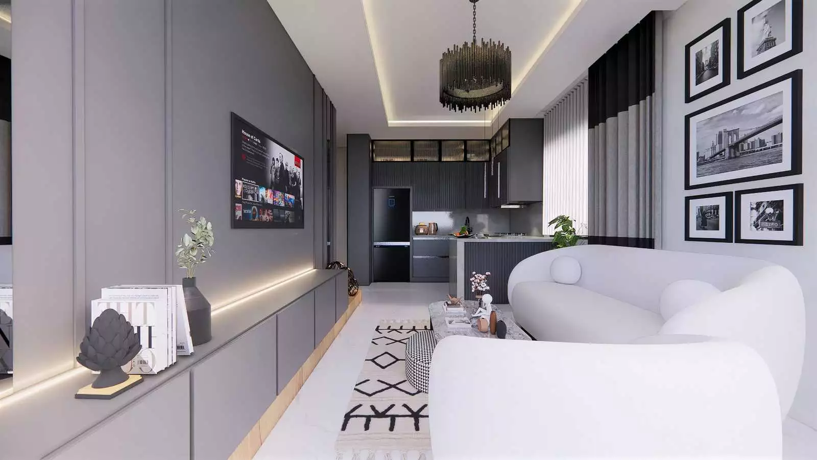 Квартира 50м² в Турции, Газипаша. Стоимостью 95000€ аренда фото-21