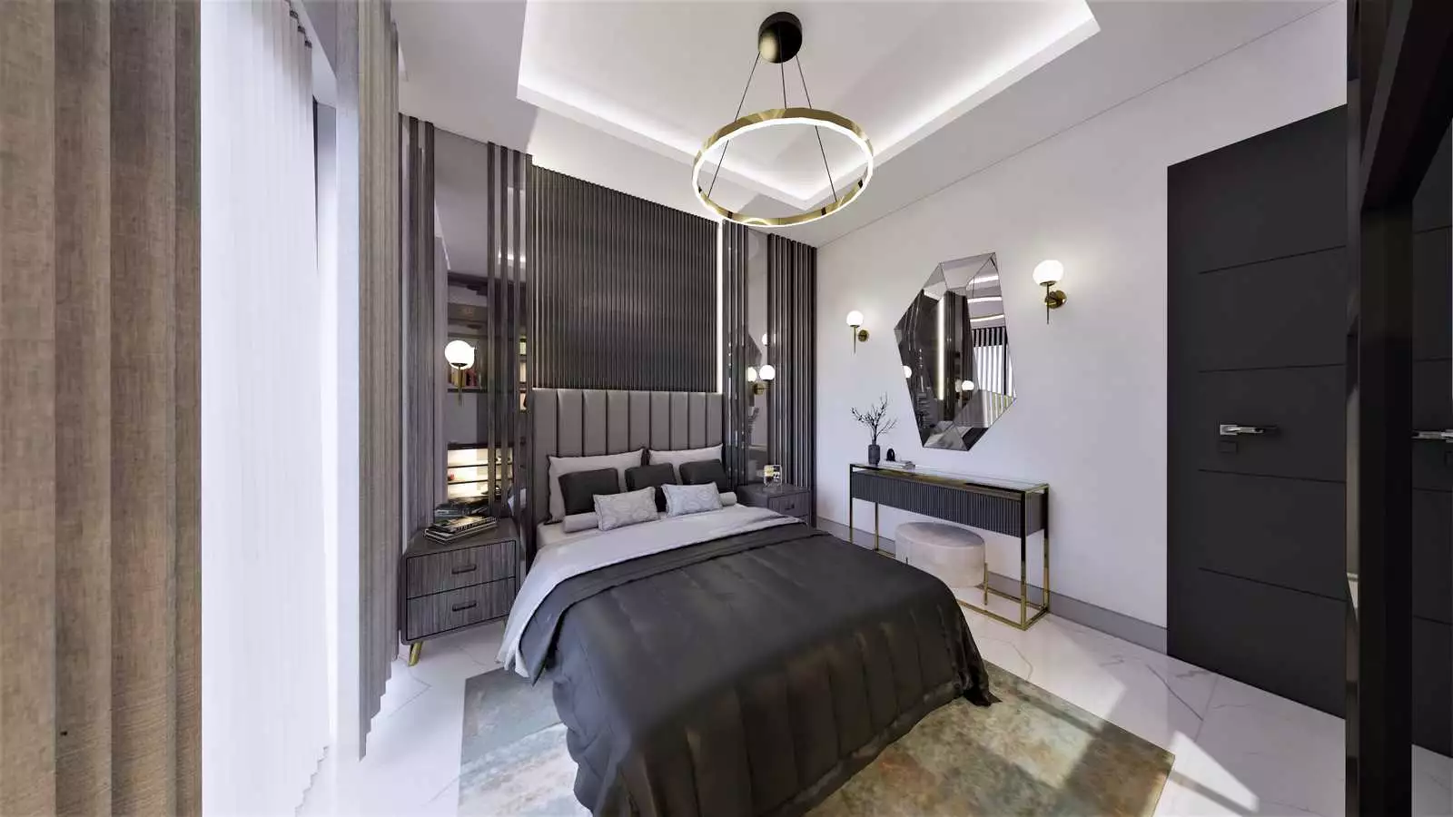 Квартира 50м² в Турции, Газипаша. Стоимостью 95000€ аренда фото-24