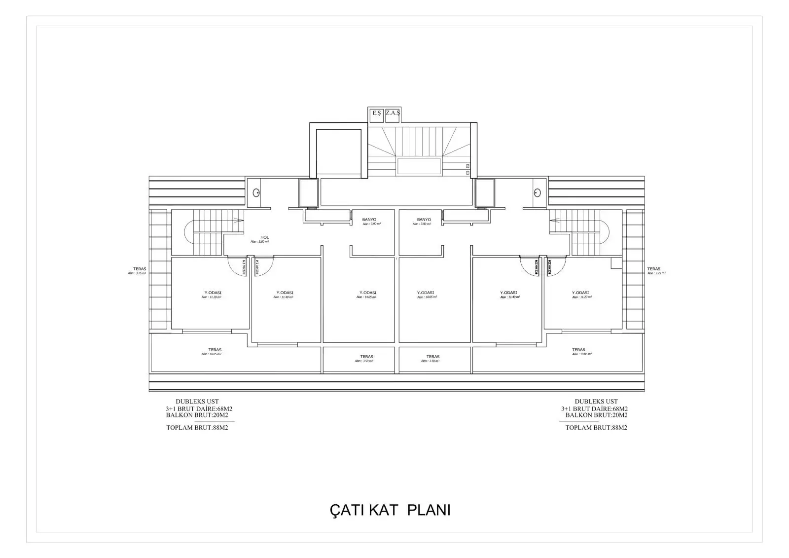 Квартира 52м² в Турции, Демирташ. Стоимостью 130000€ аренда фото-12