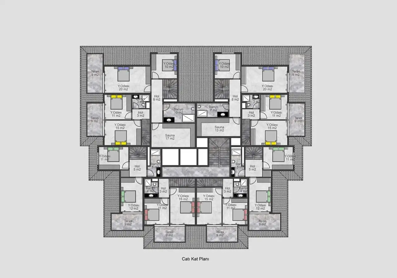 Квартира 53м² в Турции, Демирташ. Стоимостью 128250€ аренда фото-30