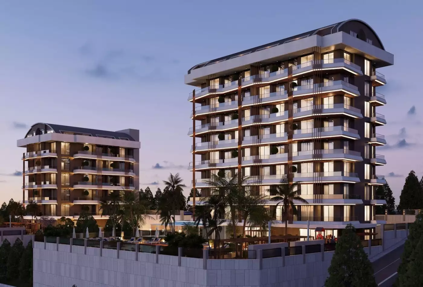 Пентхаус 102м² в Турции, Демирташ. Стоимостью 129000€ аренда фото-1