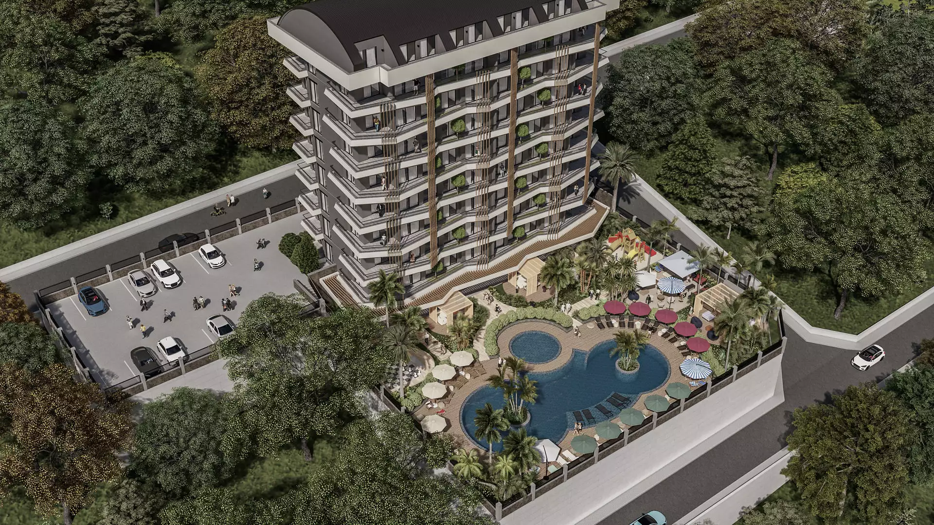 Пентхаус 102м² в Турции, Демирташ. Стоимостью 129000€ аренда фото-7