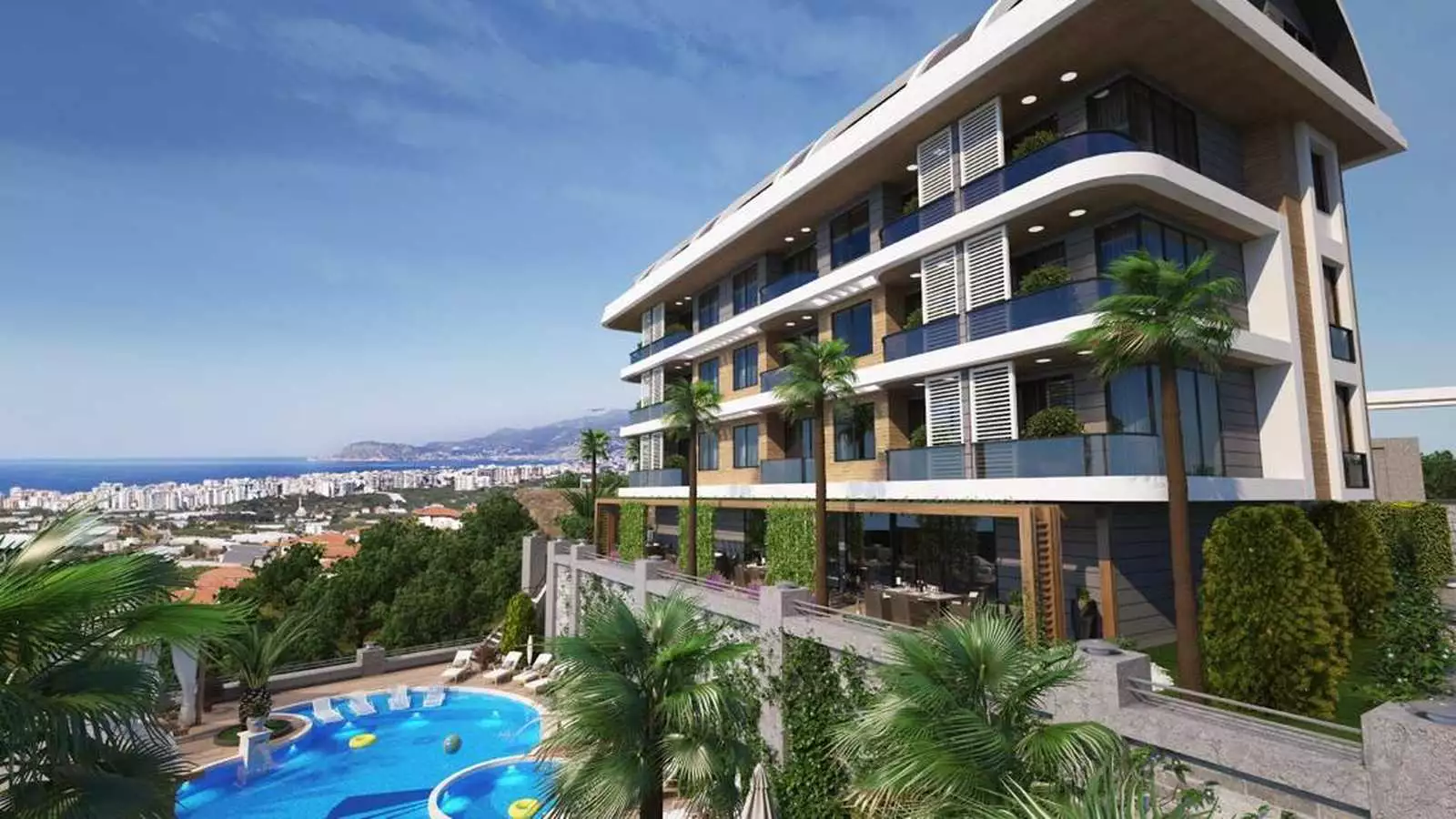 Квартира 46м² в Турции, Каргыджак. Стоимостью 155000€ аренда фото-3