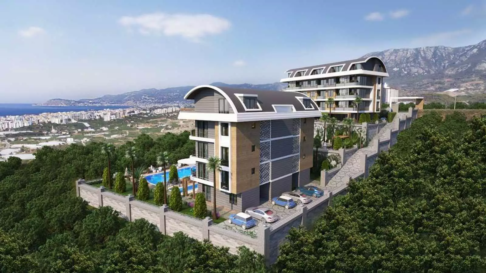 Квартира 46м² в Турции, Каргыджак. Стоимостью 155000€ аренда фото-4