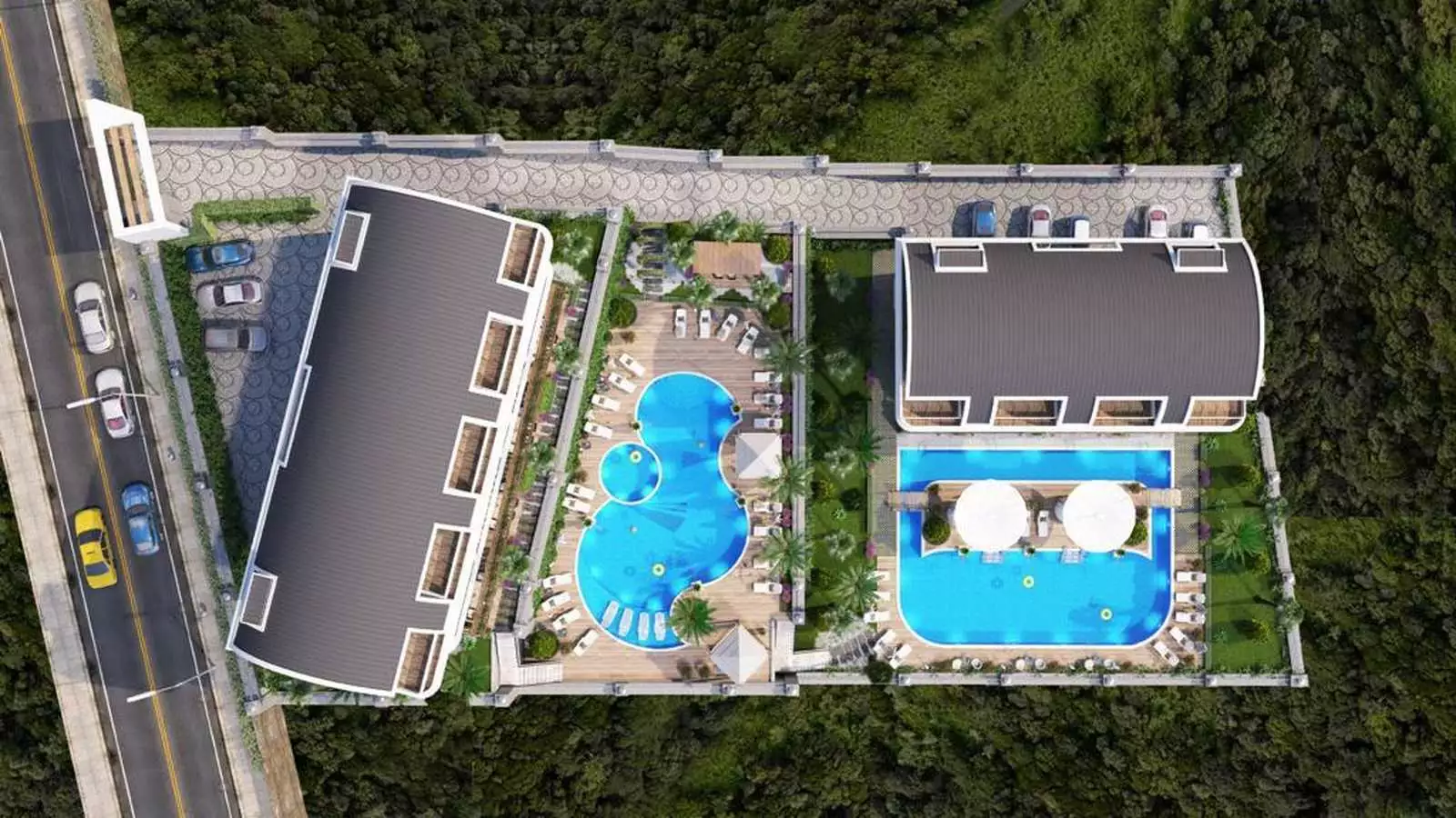 Квартира 46м² в Турции, Каргыджак. Стоимостью 155000€ аренда фото-6