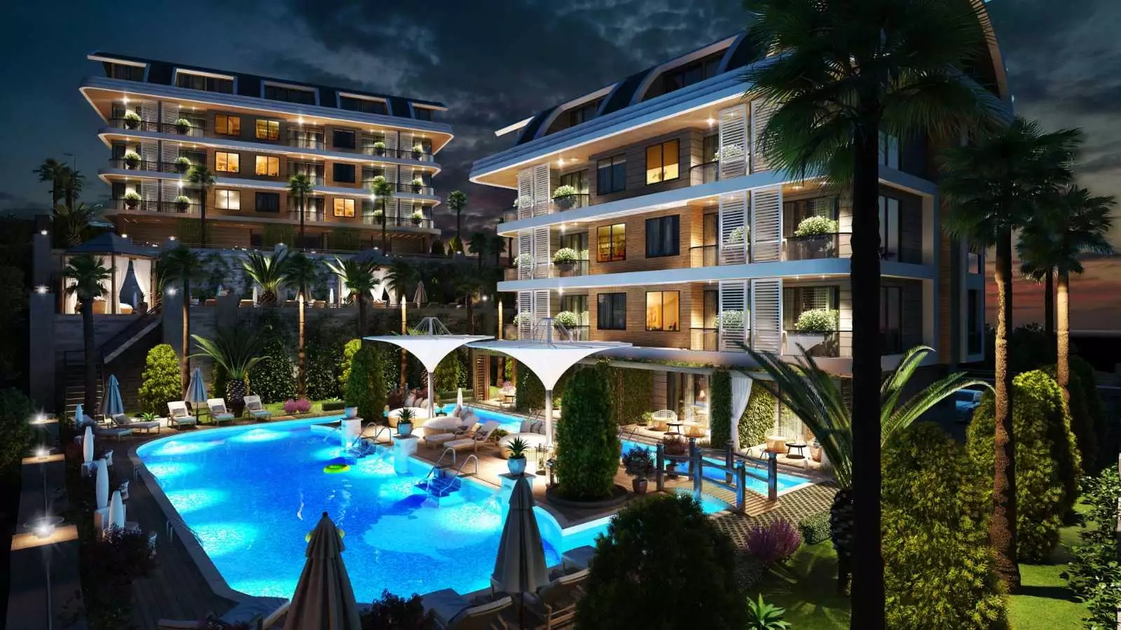 Квартира 46м² в Турции, Каргыджак. Стоимостью 155000€ аренда фото-9