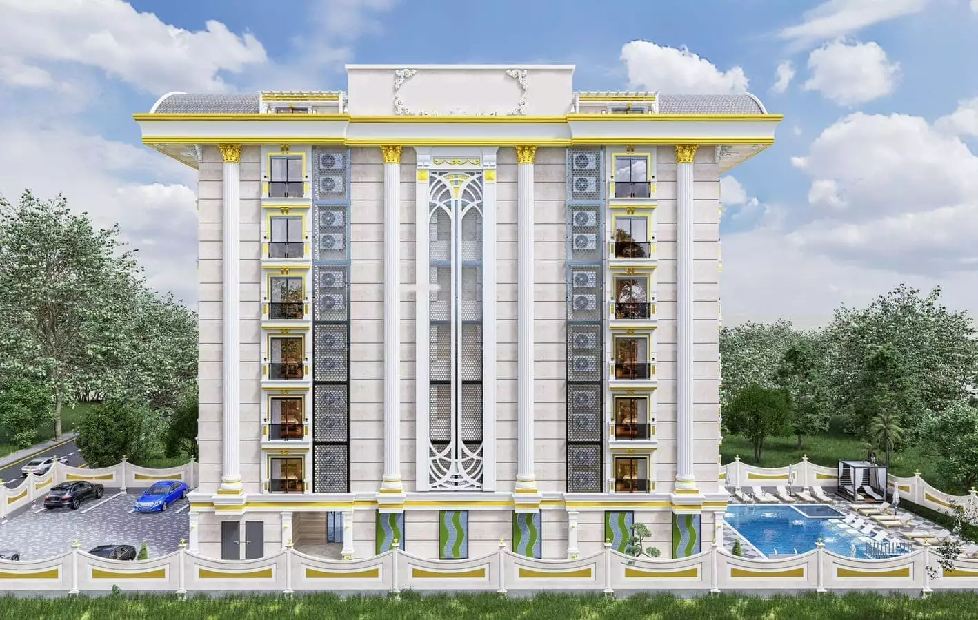 Квартира 78м² в Турции, Махмутлар. Стоимостью 170000€ аренда фото-4