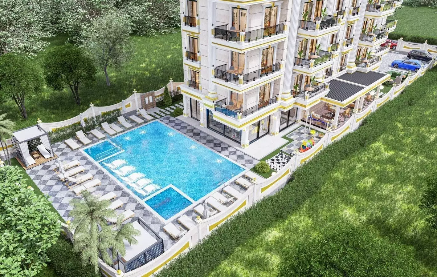 Квартира 78м² в Турции, Махмутлар. Стоимостью 170000€ аренда фото-9