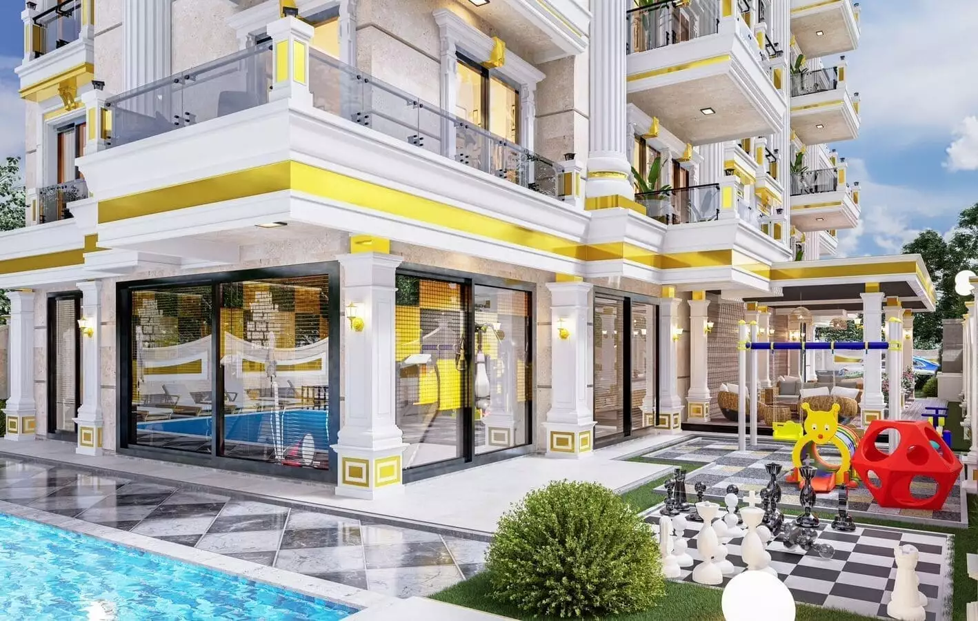 Квартира 78м² в Турции, Махмутлар. Стоимостью 170000€ аренда фото-12