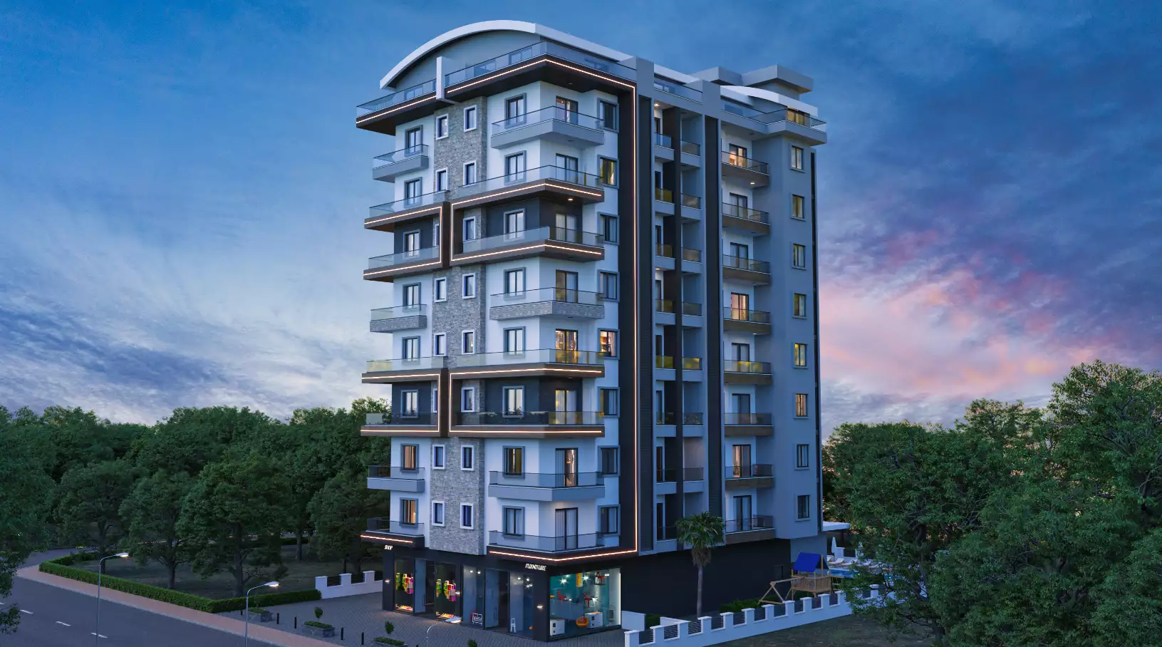 Квартира 54м² в Турции, Махмутлар. Стоимостью 175000€ аренда фото-4