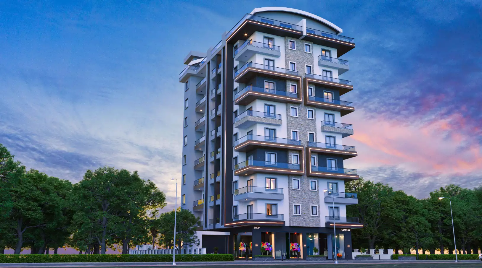 Квартира 54м² в Турции, Махмутлар. Стоимостью 175000€ аренда фото-5