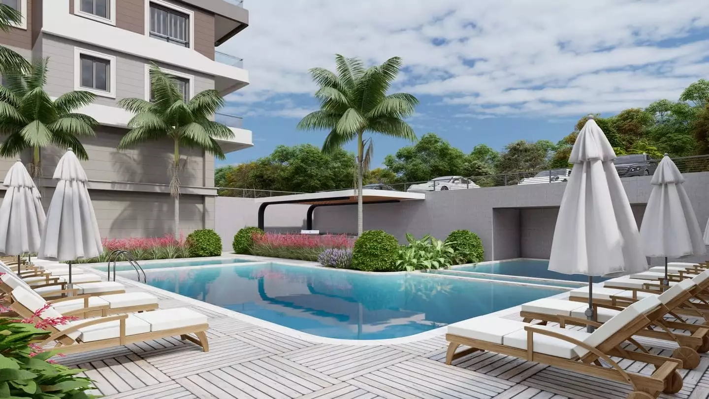 Квартира 49м² в Турции, Махмутлар. Стоимостью 144000€ аренда фото-10