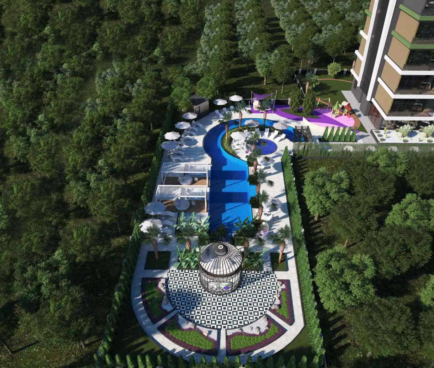 Квартира 83м² в Турции, Махмутлар. Стоимостью 330500€ аренда фото-8