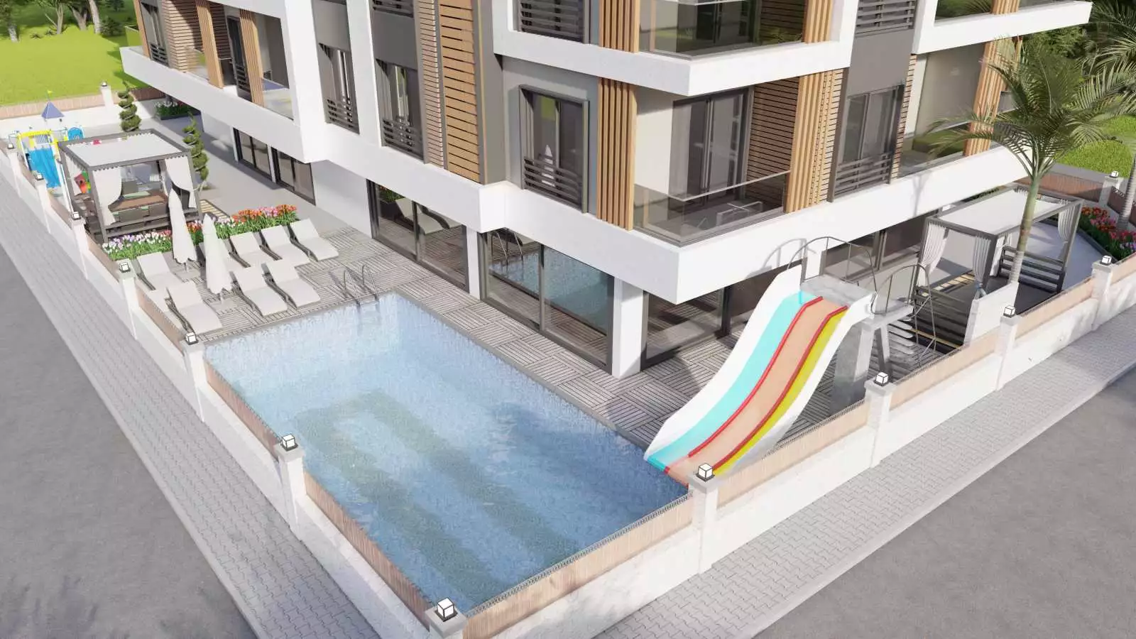 Квартира 47м² в Турции, Махмутлар. Стоимостью 130000€ аренда фото-8