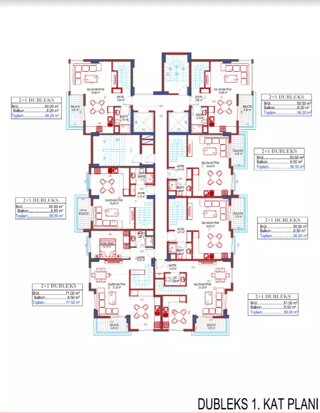 Пентхаус 102м² в Турции, Махмутлар. Стоимостью 278000€ аренда фото-11