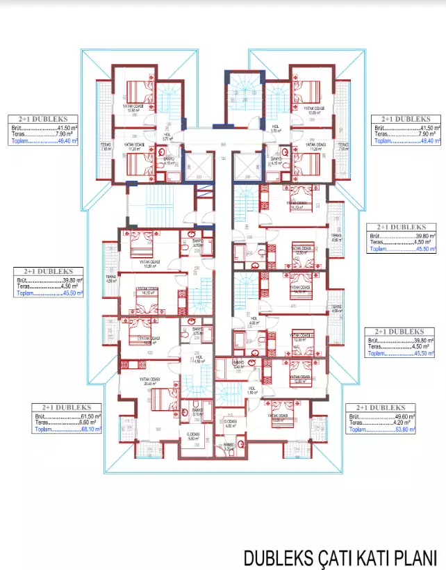 Пентхаус 102м² в Турции, Махмутлар. Стоимостью 278000€ аренда фото-12